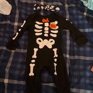 Halloween onesie and headband